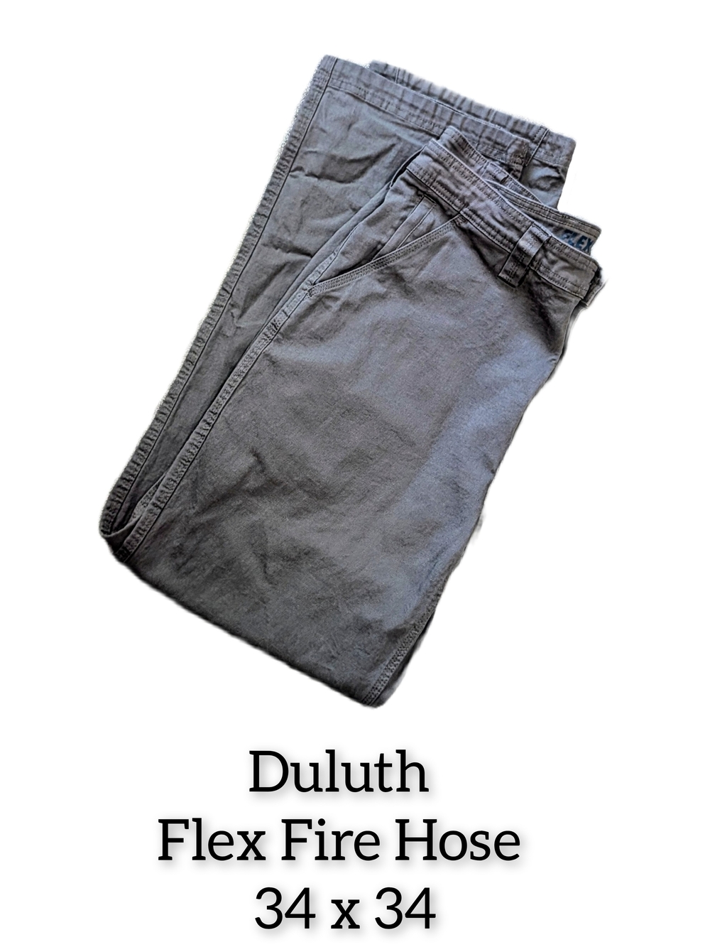 Flex Fire Hose Men's Pants - Gray